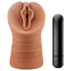   M For Men Sofia - masturbator za moške - vibracijski - naravna barva