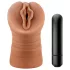 M For Men Sofia - masturbator za moške - vibracijski - naravna barva