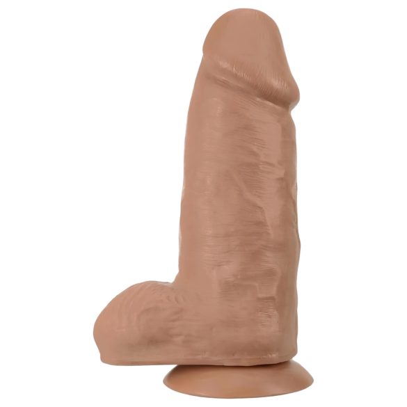 Blush Chub – realistični dildo s priseskom – 18 cm (naraven)