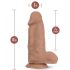 Blush Chub – realistični dildo s priseskom – 18 cm (naraven)
