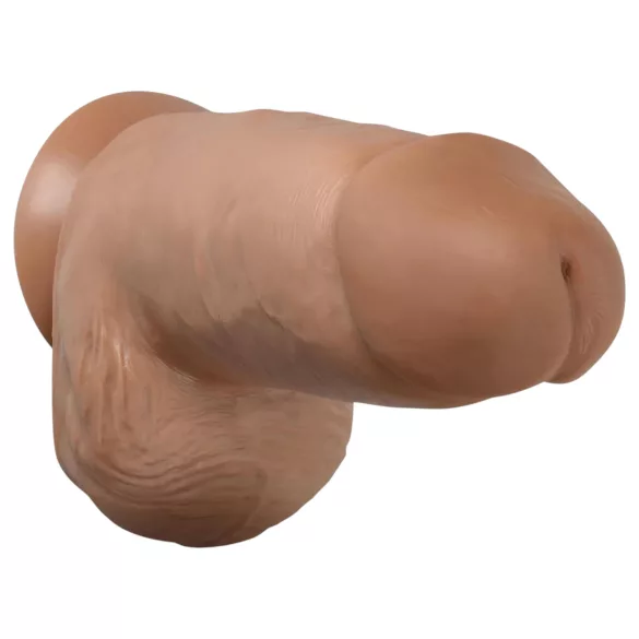 Blush Chub - realistični dildo s priseskom - 18 cm - naravna barva