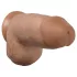 Blush Chub - realistični dildo s priseskom - 18 cm - naravna barva