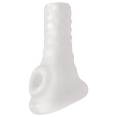   Perfect Fit Breeder - odprt podaljšek za penis - 10 cm - bel