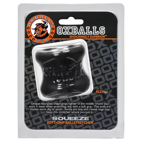OXBALLS - penisni obroč - raztegljiv - črna