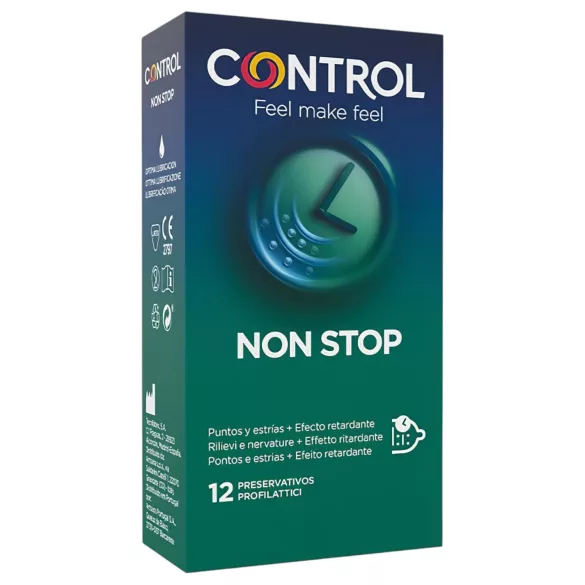 Control - kondomi z izboklinami za podaljšan užitek - 12 kosov