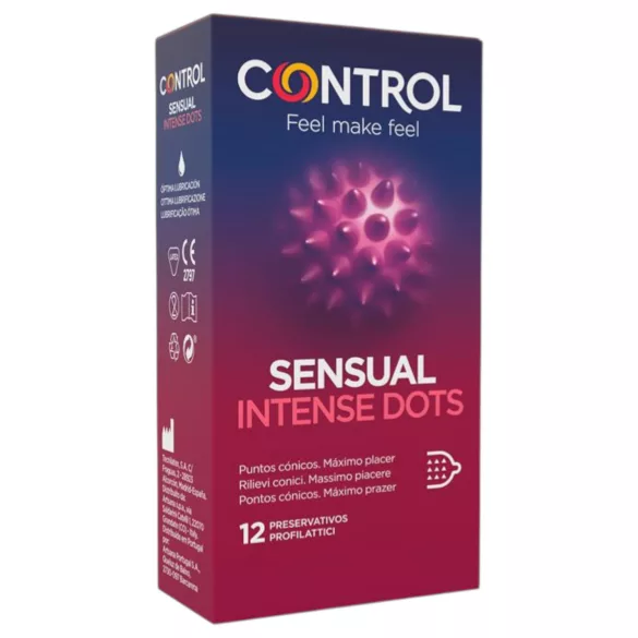 Control - kondomi z izboklinami - 12 kos