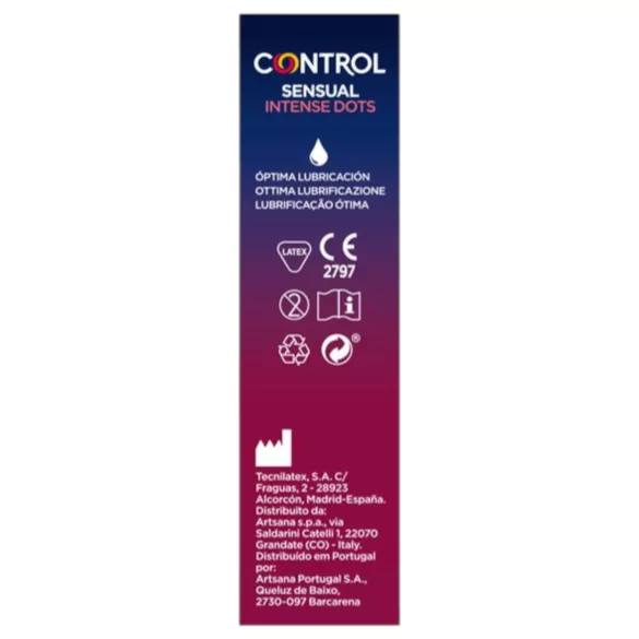 Control - kondomi z izboklinami - 12 kos