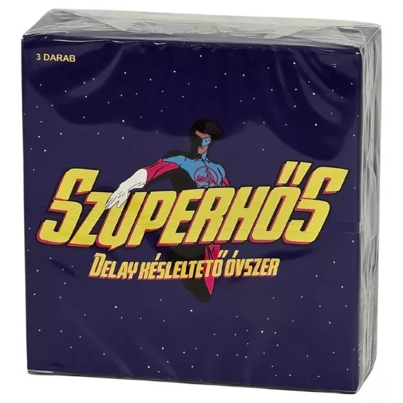 Superjunak - kondom z zapoznelim učinkom (3 kos)