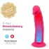 Silexd - vibratorski dildo s priseskom in daljinskim upravljalnikom - roza