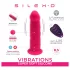 Silexd - vibratorski dildo s priseskom in daljinskim upravljalnikom - roza
