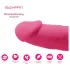Silexd - vibratorski dildo s priseskom in daljinskim upravljalnikom - roza