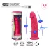 Silexd - vibratorski dildo s priseskom in daljinskim upravljalnikom - roza