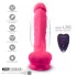 Silexd - vibrators z modom za pritrjevanje - z daljinskim upravljalnikom - roza