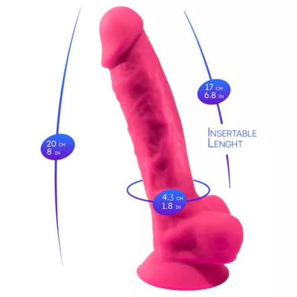 Silexd - vibrators z modom za pritrjevanje - z daljinskim upravljalnikom - roza