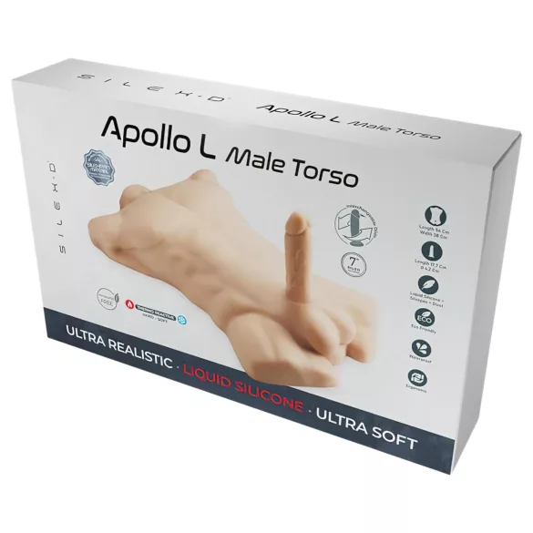 Silexd Apollo - moški torzo - realističen - naravna barva
