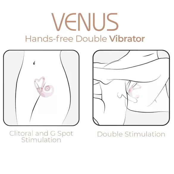 Adrien Lastic Venus - G-točka in klitoris vibrator - roza