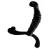 Addicted Toys - masažer prostate in presredka (črn) - 11,3 cm