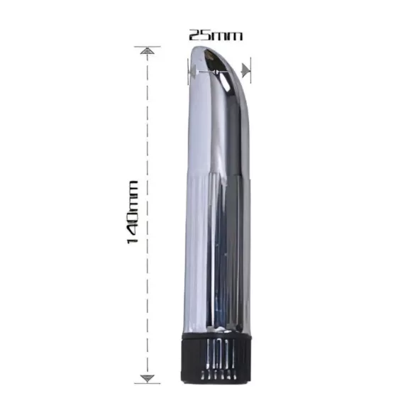 Baile - mini vibrator Lady Finger - srebrna barva