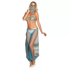   Subblime - Seksi kostum haremske dame z tančico (moder) - L/XL