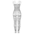 Subblime 951696 - mrežasti bodystocking - črna - S-L