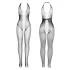 Subblime 951832 - odprt mrežast catsuit - črna - S-L