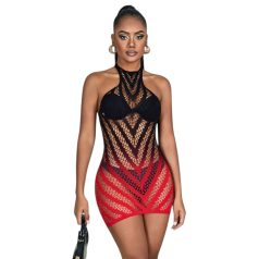   Subblime 952242 - mrežasta obleka - rdeča-roza vzorci - XS-M