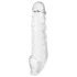 Addicted Toys - podaljšek za penis s prstanom za moda - 23 cm prozoren
