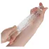 Addicted Toys - podaljšek za penis s prstanom za moda - 23 cm prozoren