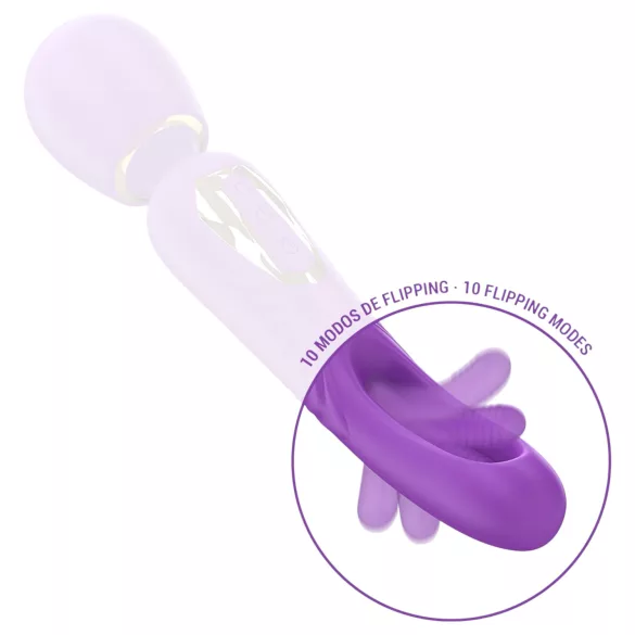 Intense Christy - vibrator z gibajočim jezičkom - masažni - vijoličen