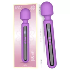   Engily Ross Aura - vibrator za masažo - akumulatorski, digitalni - vijoličen