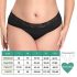 Adalet Natura Super - menstrualne hlačke (črne) - XL