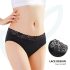 Adalet Natura Super - menstrualne hlačke (črne) - XL