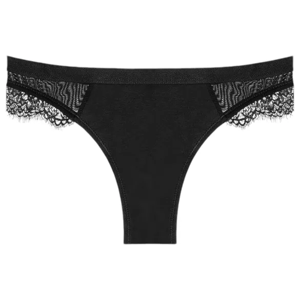 Adalet Flora Normal - menstrualne hlačke - črna - L