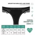 Adalet Flora Normal - menstrualne hlačke - črna - L
