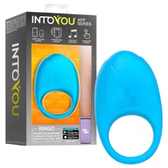   INTOYOU Ringo - pametni vibracijski obroček za penis z aplikacijo (moder)