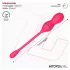 INTOYOU Kyra Pelvic - vibracijska gejša kroglica z upravljanjem prek aplikacije (rožnata)
