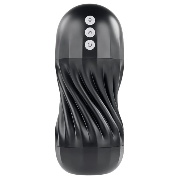 Playboy Solo Stroker - črn samostojni masturbator s sesanjem