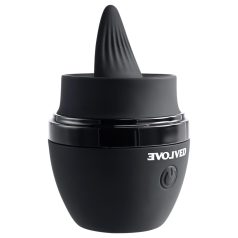 Evolved - vibracijski stimulator jezika - polnilni - črna