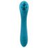 Evolved Heads or Tails - brezžični dvostranski vibrator (moder)