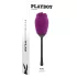 Playboy - vibrator za klitoris z jezičkom - vodoodporen, polnilec, vijoličen