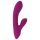 Playboy Bitty Bunny - roza polnilni vibrator s stimulatorjem klitorisa