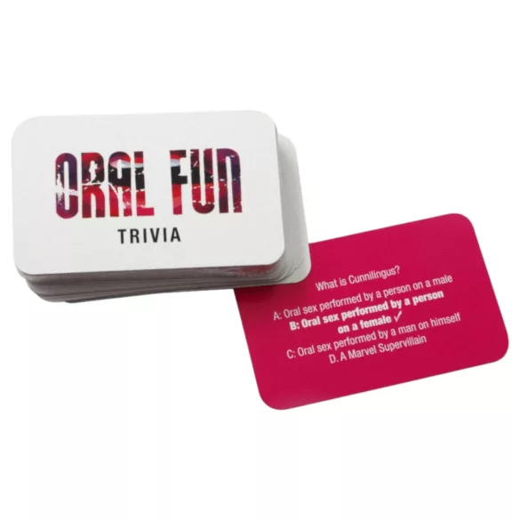 Oral Fun - erotična družabna igra za pare (v angleščini)