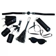 Sei Mio - bondage set - črna - 6-delni komplet