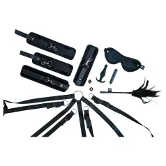 Sei Mio - bondage set za posteljo - črna