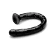 Hosed Anal Snake 19 - analni dildo s priseskom - črna