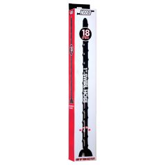   Hosed Swirl Thin Anal Snake 18 - analni dildo - tanek - črna