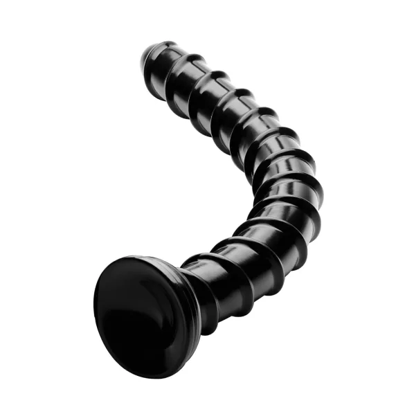 Hosed Swirl Tchick - analni dildo - dolžina 18 cm - črna
