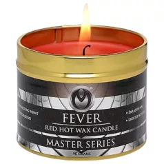   XR Brands - Fever - parafinska masažna sveča (rdeča, 120 g)