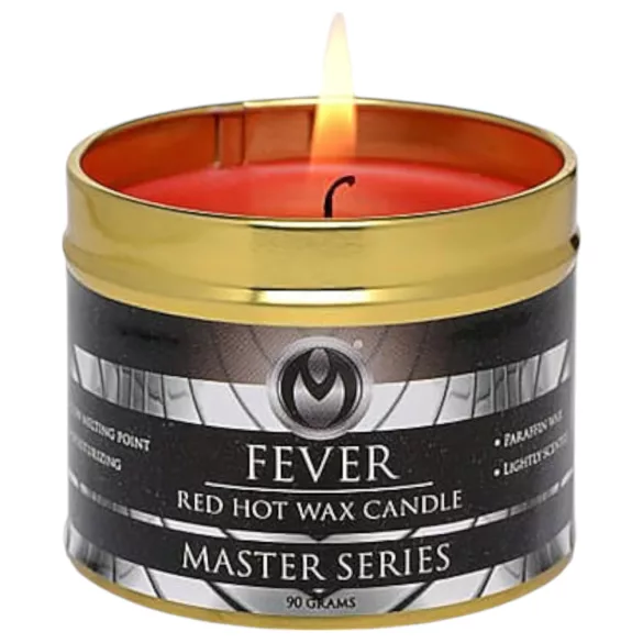 XR Brands - Fever - parafinska masažna sveča (rdeča, 120 g)