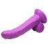 XR Brands POP - prisesek z modom, dildo z moda - 19 cm (vijolično)